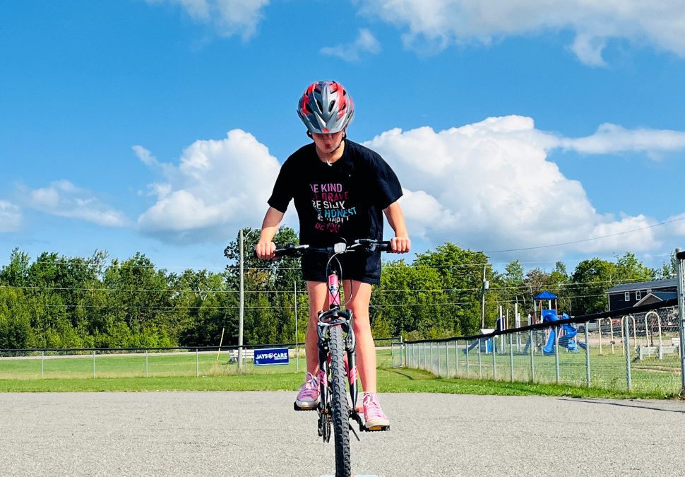 PEI RCMP, Abegweit First Nation, MCPEI and Cycling PEI take the “Hop On” experience to Abegweit First Nation